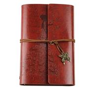 Jwthee Leather Journal for Women Men, Refillable Travelers Notebook, Blank Journals for Writing Drawing, Vintage Sketchbook, Travel Diary, PU Leather Journal Notebook