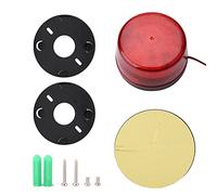 Jwthee Luz estroboscópica roja, luces intermitentes de advertencia de emergencia LED para vehículos, camiones, automóvil, red de reducción roja Alarma de alarma Alarma de seguridad LED