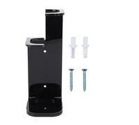 Jwthee Montaje de Pared Vertical de Sable de luz, Soporte de Pantalla de empuñadura acrílico y Soporte de Pared de láquees lacrimes de estantería para Dormitorio de casa, 7.0x2.3x2.0in (Negro)