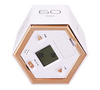 Jwthee Reloj hexagonal con forma de cubo, temporizador hexagonal con función de silencio y alarma, temporizador digital, temporizador de cocina, gestión del tiempo, temporizador Pomodoro para aula,