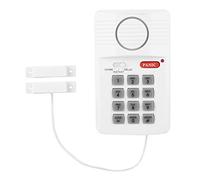 Jwthee Sistemas de Alarma de Puerta de 2 Piezas, Sistemas de Alarma de Puerta con Teclado de Seguridad, Teclado de Seguridad para el hogar con botón de pánico