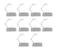 Jwthee Soporte para Figuras de acción, Base de Soporte para exhibición de Figuras de acción de ensamblaje de 10 Piezas, Base de Soporte para Figuras de Anime de acrílico Transparente