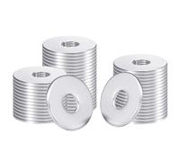 jwtyu Arandelas M5, 35 unidades, arandelas planas de acero inoxidable, adecuadas para reparaciones de automóviles, mantenimiento de máquinas y elementos de conexión de muebles