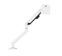 JWVNSKCA El Monitor Curvado de 27 Pulgadas aumentó el Soporte telescópico de la Pantalla de Cola de Pelo del Soporte de presión de Aire de elevación(White)
