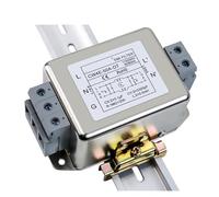 JWVNSKCA Potente Filtro CW4E10A 20A 30A 40A 50A 60AS monofásico AC 220V antiinterferencias armónicos de frecuencia(CW4E -50A -DT Rail)