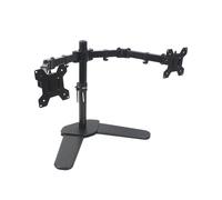 JWVNSKCA Soporte for Monitor de computadora de Pantalla Dual de 17-27 Pulgadas, Soporte de Escritorio, elevación de Brazo de Doble sección y rotación Universal