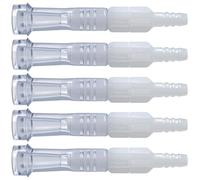 JWYN 5 tubos de oxígeno macho-hembra estilo Salter conector giratorio