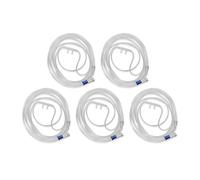 JWYN Paquete de 5 cánulas nasales de oxígeno para adultos, ultra suave, conector de trompeta