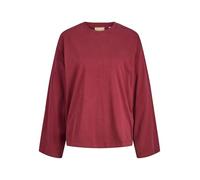 Jxandrea Wash Loose LS tee JRS, Rojo Oscuro, S