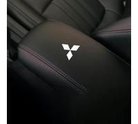 JxbJQQ Fundas para reposabrazos de Consola Central de Coche para Mitsubishi ASX 2013-2019, Caja de reposabrazos de Cuero, Antideslizante Resistente al Desgaste, Accesorios Protectores,Black