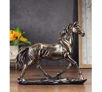 JXCBXJ Escultura de Caballo,Estatua de Resina de Caballo,decoración de Animales del hogar, Figura de Arte de Caballo, Escultura Decorativa, para decoración del hogar y la Oficina.