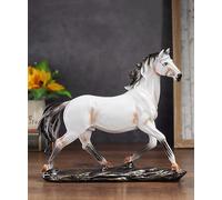 JXCBXJ Escultura de Caballo,Estatua de Resina de Caballo,decoración de Animales del hogar, Figura de Arte de Caballo, Escultura Decorativa, para decoración del hogar y la Oficina.
