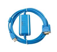 JXCHSWOU Cable de programación S7-200PLC, cable de descarga de comunicación, línea de datos USB-PPI+(Isolation Type)
