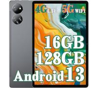 JXCNSNW Tablet Android de 10.1 pulgadas, 4G LTE Dual SIM, 16 GB de RAM, 256 GB de almacenamiento, Android 13.0, soporta extensión de 1 TB, pantalla táctil IPS, cámara dual, WiFi/WLAN/Bluetooth/GPS,