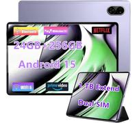 JXCNSNW Tablet Android de 10.1 pulgadas, 4G LTE Dual SIM, 16 GB de RAM, 256 GB de almacenamiento, soporta extender 1 TB, pantalla táctil IPS, cámara dual, WiFi/WLAN/Bluetooth/GPS, TYD-109pro
