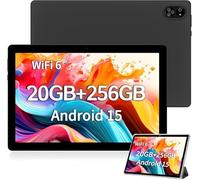 JXCNSNW Tablet Android de 10.1 pulgadas, 4G LTE Dual SIM, 20 GB de RAM, 256 GB de almacenamiento, soporta extender 1 TB, pantalla táctil IPS, cámara dual, WiFi/WLAN/Bluetooth/GPS, TYD-109pro (negro,