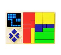JXD Laberinto Electrónico de Rompecabezas Consola de Juego Bloques Ejercicio del Pensamiento Lógico Interactivo Entre Padres e Hijos Juguete Educativo Regalos para Niños/Adolescentes/Niñas (Azul)