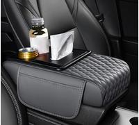 JXDYY Coche Funda Consola Central Reposabrazos para Mazda Tribute 2000-2003 2004 2005 2006 2007 2008 2009 2010 2011, Cuero Impermeable Cojín Apoyabrazos Alfombrilla Protector Accesorios,C-Grey