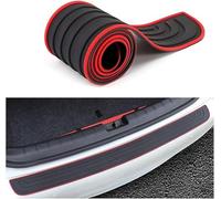 JXDYY Coche Tiras Protectoras Parachoques Trasero para Mercedes Benz AMG GLA 250 2018, Goma Pegatina de Umbral Maletero Antiarañazos Proteger Accesorios,Red+Black-104cm*9cm