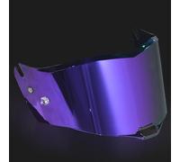 JXDYY Lente de Visera Casco de Motocicleta para LS2 FF805/FIM805, UV Antivaho Visera de Lente Casco Accesorios Cascos de Moto,Normal-Celectroplatingpurple