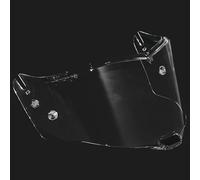 JXDYY Lente de Visera Casco de Motocicleta para LS2 FF805/FIM805, UV Antivaho Visera de Lente Casco Accesorios Cascos de Moto,Normal-Bblack