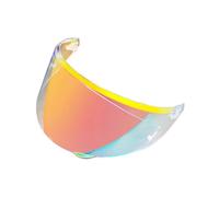 JXDYY Visera Casco Moto para AGV K3 Dot E2206, Protección UV Antivaho Visera Integral, Accesorios Cascos de Moto,Normal-G Revo Clear Red