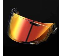 JXDYY Visera Casco Moto para ARAI RX7X/GX/XD, Protección UV Antivaho Visera Integral, Accesorios Cascos de Moto,Normal-E Aurora Red