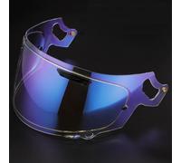JXDYY Visera Casco Moto para ARAI RX7X/GX/XD, Protección UV Antivaho Visera Integral, Accesorios Cascos de Moto,Normal-D Aurora Blue