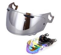 JXDYY Visera Casco Moto para ARAI RX7X/XD/NE0/VX/GX, Protección UV Antivaho Visera Integral, Accesorios Cascos de Moto,Normal-C Sliver