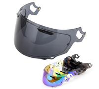 JXDYY Visera Casco Moto para ARAI RX7X/XD/NE0/VX/GX, Protección UV Antivaho Visera Integral, Accesorios Cascos de Moto,Normal-G Dark Tea