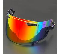 JXDYY Visera Casco Moto para ARAI RX7X/XD/NE0/VX/GX, Protección UV Antivaho Visera Integral, Accesorios Cascos de Moto,Normal-A Gradient Red