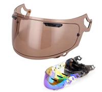 JXDYY Visera Casco Moto para ARAI RX7X/XD/NE0/VX/GX, Protección UV Antivaho Visera Integral, Accesorios Cascos de Moto,Normal-F Light Tea