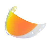 JXDYY Visera Casco Moto para LS2 FF352 FF802 Rookie Flash 5 Tooth Ratchet, Protección UV Antivaho Visera Integral, Accesorios Cascos de Moto,Normal-G Revo Clear Red