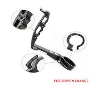 JXE DH09 Mango de agarre compatible con Zhiyun Crane 2 cardán estabilizador soporte de extensión de montaje monitor / soporte de micrófono adaptador invertido bajo ángulo de grabación de vídeo filmación de aluminio