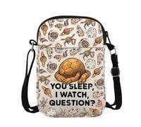 JXGZSO Bolsa cruzada de película de ciencia ficción You Sleep I Watch Question Space Sci-Fi regalo para fanáticos del espacio, Pregunta Cb Reino Unido