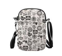 JXGZSO Bolso cruzado con símbolo azteca, regalo indio americano, mitología, regalo azteca maya, Bolsa con símbolo azteca, small