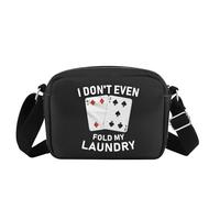 JXGZSO Casino Lover Gift I Don't Even Fold My Laundry - Bolsa cruzada horizontal de póquer divertida, My Laundry Hcb Uk