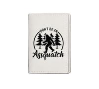 JXGZSO Don't Be an Assquatch - Bolsa de pasaporte para criptozoología, artículos esenciales de viaje, Un Assquatch Pb Uk, 1, Bolsa para pasaporte