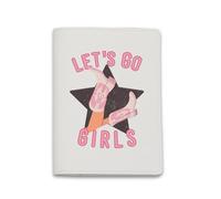 JXGZSO Let's Go G Cowgirl - Bolsa de pasaporte para botas vaqueras occidentales, regalo esencial para viajes, Let's Go Pb UK, 1, Bolsa para pasaporte