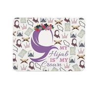 JXGZSO My Hijab is My Crown - Alfombrilla de ratón Hijabi para mujer, accesorios de oficina (Hijab MP UK)