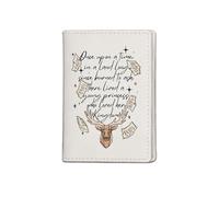 JXGZSO TOG - Bolsa para pasaporte Bookish Gift Travel Essentials Merch, Once Time Pb Uk, 1, Bolsa para pasaporte