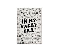 JXGZSO Vacation Traveler Vacay - Bolsa para pasaporte en My Vacay Era Travel Essentials Merch, Vacay Era Pb UK, 1, Bolsa para pasaporte