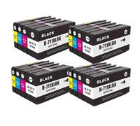 JXHDWYTYO 711xl 711 XL El Cartucho de Tinta Funciona con 711 DesignJet T120 T520 Impresora Compatible para CZ133A CZ130Z CZ131A CZ132A Modelos(4SET)