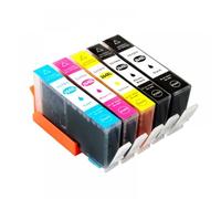 JXHDWYTYO Cartucho de Tinta 364XL Compatible con Impresora 364 364 XL DeskJet 3070A 3520 Photosmart 5510 5520 6510 6520 7510(5pcs (1set))