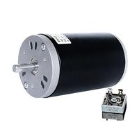 Jxjamp 250W 220V 4000RPM imán Bastante Permanente DC Motor Doble rodamiento Micro Torno 77MM 10MM diámetro del Eje (Color : 220V 4000RPM, Size : 250W Motor)