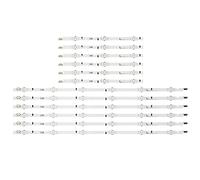 Jxjamp Accesorios (Kit Nuevo) 12 PCS/Colocar LED Tira de retroiluminación for LED TV UE48H6400AW UE48H6200AK BN96-30453A BN96-30454A D4GE-480DCA-R3 D4GE-480DCB-R3 (Size : 1 Set)