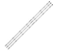 Jxjamp Nuevo Kit 3 PCS 7LED 83 0mm LED Tira de retroiluminación for LG 43UK6300PLB 43UJ651V 43UJ701V 43UJ65_UHD_L innotek 17y 43 Pulgadas_A LC43490074A