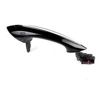 JXMFKBB Manija de puerta sin llave Go/Fit for BMW F07 F10 F06 F11 F01 F03 F04 F12 F13 640d 640i 650i M6 730d 730i 740d 740i(Black,Front left)