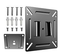 JXMTSPW Soporte de pared para monitor para la mayoría de televisores de 14 a 24 pulgadas, universal, de perfil bajo, para RV, TV, montaje en pared VESA de hasta 100 x 100 mm, peso máximo de 30 libras