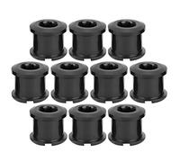 Jxngery 10 Piezas Tornillo de Disco Rueda de Cadena Pernos de Plato Accesorio para Bicicleta de Montaña Bicicleta de Carretera (Negra)